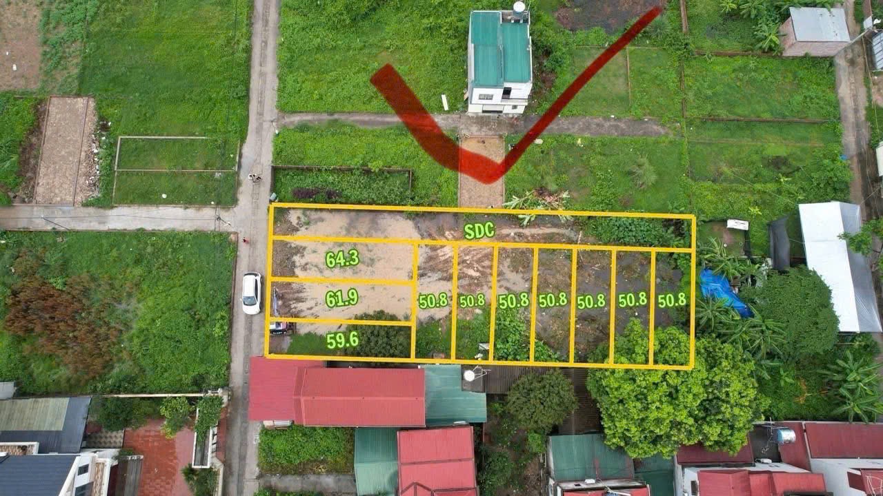 Nhỉnh 2 tỷ sở hữu ngay lô đất tổ 10 thị trấn quang minh,mê linh