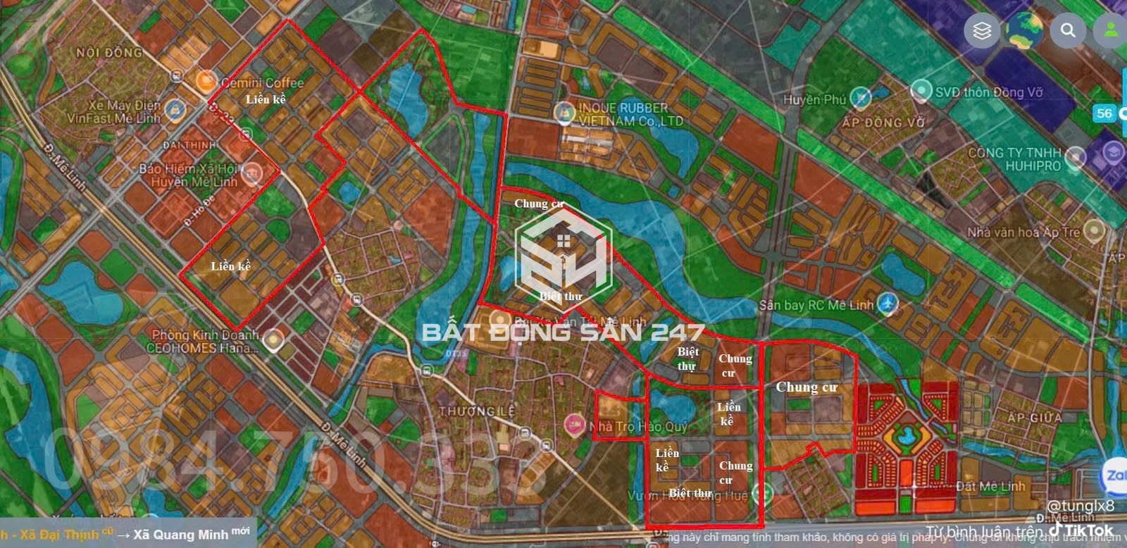 ⭐️ Chủ Gửi Bán 73m² Đất Full Thổ Cư Tổ 10 TT. Quang Minh, Mê Linh (Xã Quang Minh Mới)