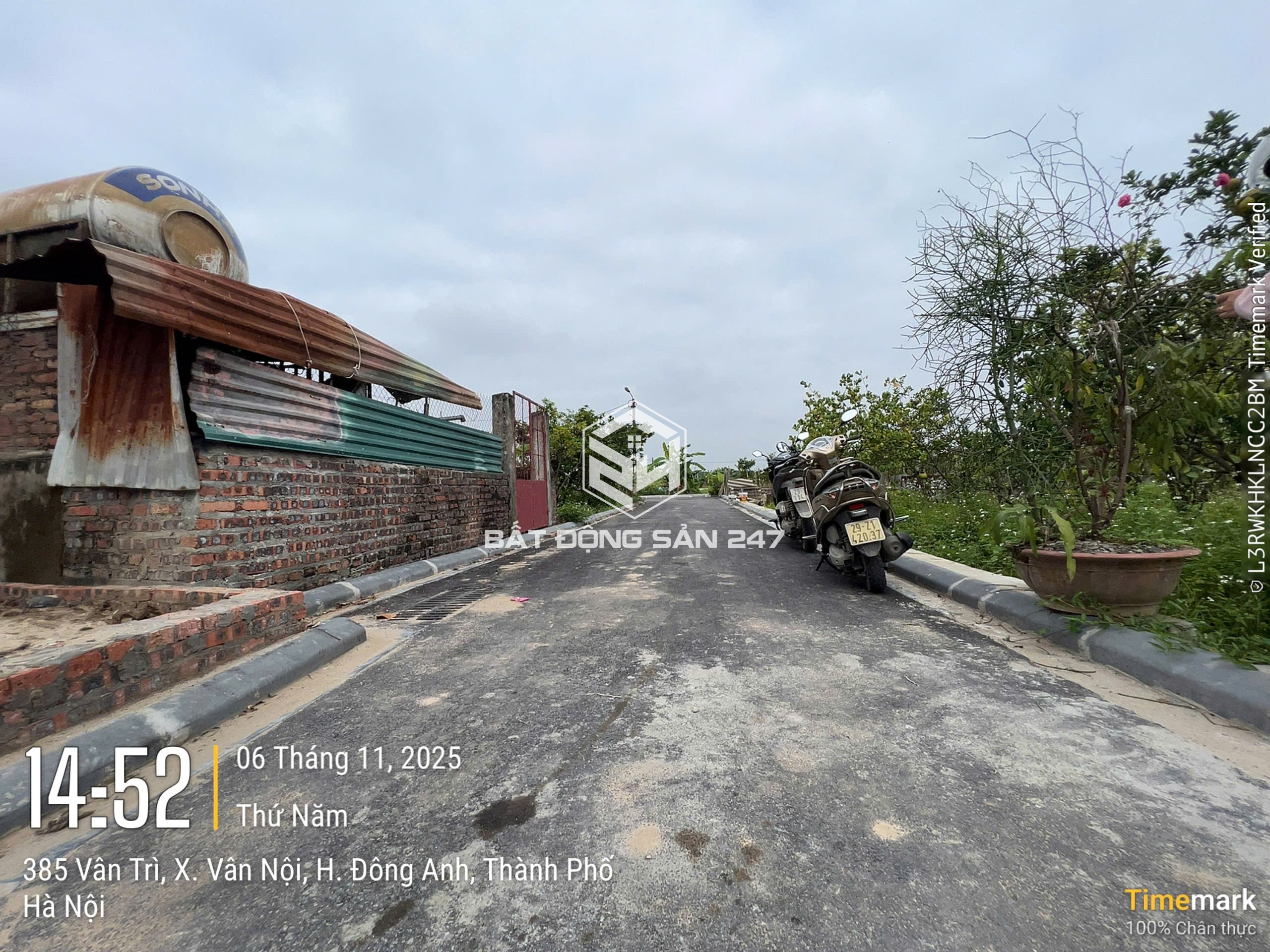 HIẾM – 58m #BÌA_LÀNG VÂN NỘI – ĐƯỜNG THÔNG Ô TÔ TRÁNH GIÁ NHỈNH 6TỶ